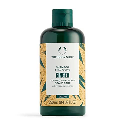 The Body Shop Ginger Scalp Care Shampoo – For Dry, Flaky Scalp – With Vegan Silk Protein – 250ml