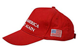 Besti MAGA Hat Make America Great Again Donald Trump Slogan with USA Flag Cap Adjustable Baseball Hat Red