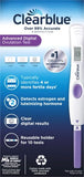 Clearblue Advanced Digital Ovulation Test, Home LH Ovulation Test Kit, 10 Ct