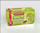 TEEKANNE Fenchel Anis-Kümmel (fennel anise-caraway) / 2x 20 tea bags fresh + direct german-import