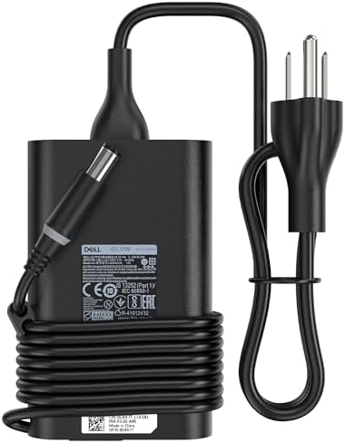 65W Laptop Charger for DELL Latitude E5470 7480 7490 E7250 3300 3380 5280 5480 5490 E5440 E5470 E6540 E7440 E7450 E7250 E6440 E6430 7290 5490 5590 5290 19.5V 3.34A AC Adapter Cord