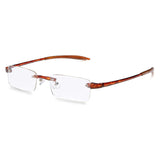 Visualites 1 (Tortoise 1.75 x) Power Lightweight Rimless Reading Glasses For Men and Women