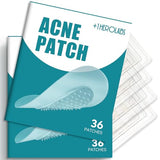 +1HEROLABS Microdart Acne Patch - Hyaluronate, Salicylic Acid, Vitamin C, Microdart Pimple Patch for Deep, Early Stage and Hidden Pimples (36 Patches - 2 Pack)