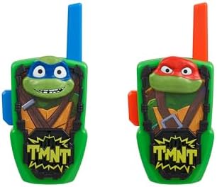 eKids Teenage Mutant Ninja Turtles Toy Walkie Talkies for Kids, Static Free Indoor and Outdoor Toys for Boys, Designed for Fans of Ninja Turtles Toys
