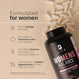 Women's Balance Supplement with Natural Ingredients: Dim, Dong Quai, BioPerine®, Myo & D-Chiro Inositol | 240 Caps - 120 Days | 400mg of Dim per Serving | Hormone Balance | Made in The USA by B Life.