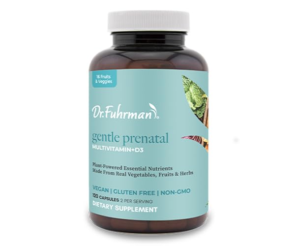 Dr. Fuhrman's Gentle Prenatal Multivitamin & Mineral Supplement with Iron - 120 capsules