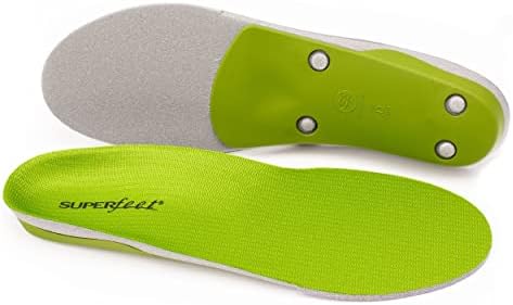 Superfeet All-Purpose Support High Arch Insoles (Green) - Trim-To-Fit Orthotic Shoe Inserts - Professional Grade - Men 7.5-9 / Women 8.5-10