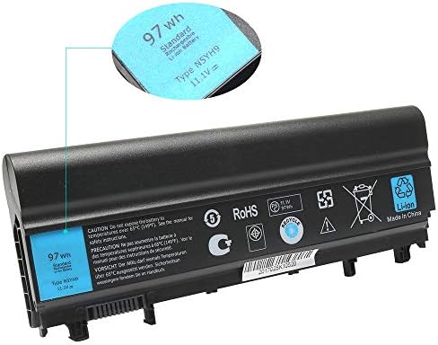 LQM 11.1V 97Wh New Laptop N5YH9 Battery for Dell Latitude E5540 E5440,Compatible P/N:312-1351 VJXMC VVONF N5YH9 0M7T5F 0K8HC 1N9C0 7W6K0 VV0NF F49WX NVWGM CXF66 WGCW6