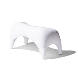 TUSHY Ottoman: Squatting Toilet Stool | Squatting Position Helps Improve Bowel Health, Reduce Strain & Relieve Constipation | 9" Tall, White