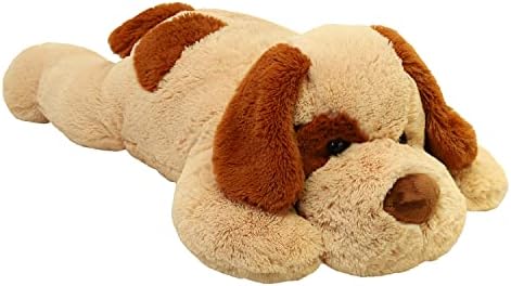 26.8 inch 5 lbs Dog Weighted Stuffed Animals, Large Weighted Plush Animal, Cute Plush Toy Pillow, Gifts for Adults, Kids, Boys and Girls