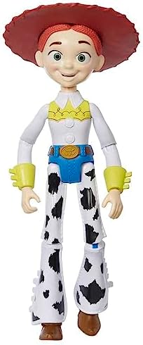 Mattel Disney and Pixar Toy Story Large Action Figure, Posable Jessie Collectible in Signature Cowgirl Look with Removable Hat, 12-inch Scale