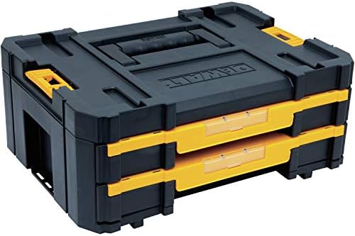 DEWALT TSTAK Tool Storage Organizer with Double Drawers, Holds Up to 16.5 lbs. (DWST17804)