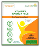 Live To Shine Energy Be Patch - Natural Ingredients for Energy, Alertness and Wellbeing - 30 Patches - USA Made