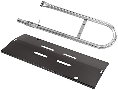 CGG200(1-Pack) Porcelain Steel Heat Plate and Burner Replacement for Cuisinart CGG-200, CGG-220 and CGG-240 All Foods Portable Gas Grillls