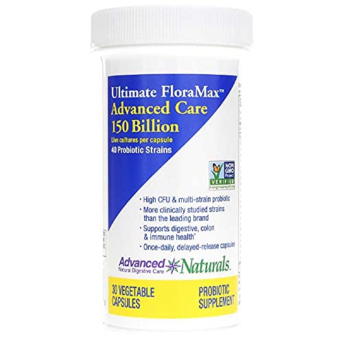 Advanced Naturals Ultimate Floramax 150 Billion Caps, 30 Count, White