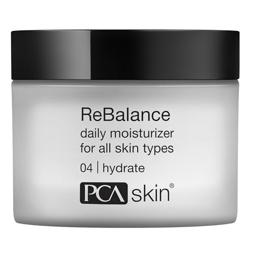 PCA SKIN Sensitive Moisturizer for Face - ReBalance Daily Face Moisturizer for Dry Skin, Creamy, 1.7 fl oz Jar
