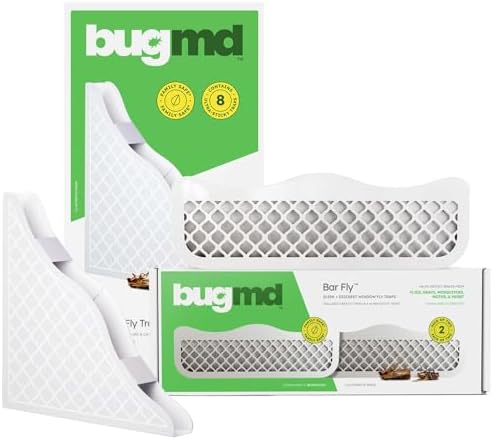 BugMD Barfly and Window Fly Trap Bundle - Window Fly Paper Trap for Indoor, Window Fly Strips for Home, Fly Catcher