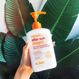 B.TAN After Sun Lotion | Ooooh Aftersun Delight - Aloe Vera & Hyaluronic Acid, Sun Burn Skin Relief, Moisturizing Body Cream, 16 Fl oz