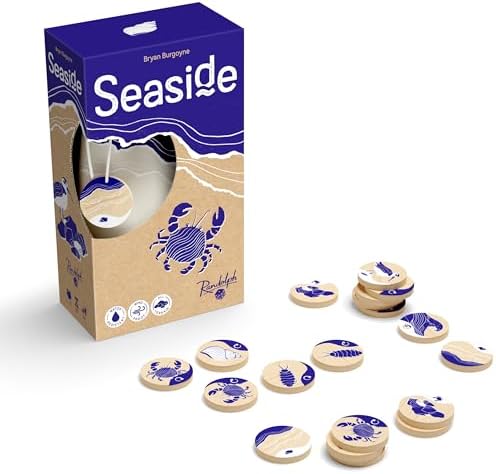 Seaside - Ocean-Themed, Travel Friendly Family Game | Water Resistant | Ages 8+ | 1 to 5 Players | 20 Minutes