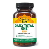 Country Life Daily Total One Multivitamin, Iron Free One A Day Vitamin/Mineral Complex, 60 Vegan Capsules, Certified Gluten Free, Certified Vegan by AVA