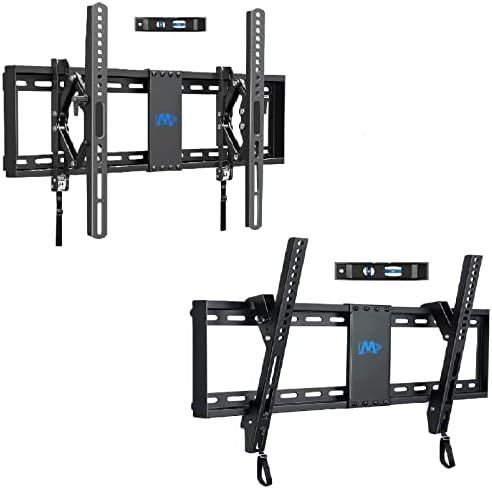 Mounting Dream Advanced Tilting TV Wall Mount for 42-90 Inch TV, up to VESA 600x400mm, 120 lbs, MD2104 and MD2268-LK Tilt TV Wall Mount for 37-70 inch TV, VESA 600x400mm,132 lbs