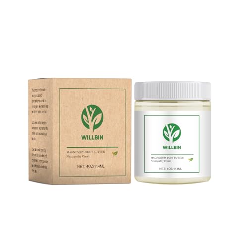 Neuropathy Cream, 4OZ Nerve Relief Lotion, Magnesium Body Butter, Deeply Moisturizes Skin, Keep Soft Smooth