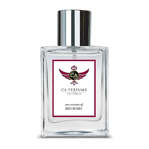 CA Perfume Impression of Jo M Red Roses For Women Replica Fragrance Dupes Eau de Parfum Spray Bottle 1.7 Fl Oz/50ml-X1