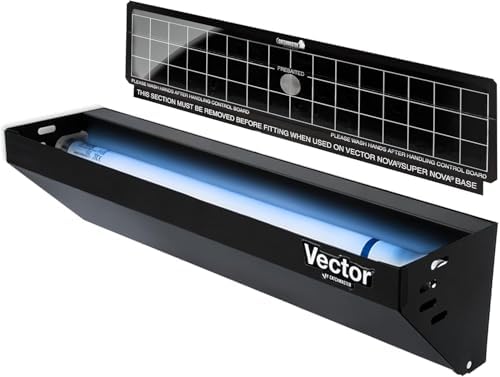 Catchmaster Vector Optima Light Trap, UV Light Fly Traps for Home, Gnat Traps for House Indoor, Shatterproof Bulbs, UV Lamp Insect Killer, Bug Catcher for Kitchen, Garage & Warehouse - Black