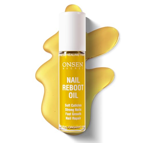 Organic Cuticle Oil for Nails - USA Made - Japanese Treatment for Damaged Nails - Natural Nail Oil Cuticle Repair - Visible Results For Perfect Nails - Nail Strengthener and Growth Reboot Oil 10ml