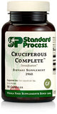 Standard Process Cruciferous Complete - Whole Food Antioxidant, Detox and Liver Support with Vitamin K, Organic Kale and Brussel Sprouts - 90 Capsules