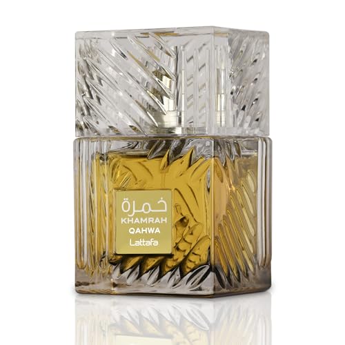 Lattafa Khamrah Qahwa for Unisex Eau de Parfum Spray, 3.4 Ounce