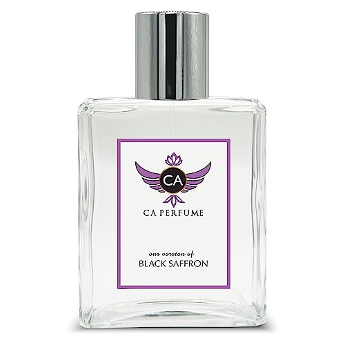 CA Perfume Impression of Black Saffron For Women & Men Replica Fragrance Dupes Eau de Parfum Spray Bottle 3.4 Fl Oz/100ml-X1