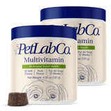 PetLab Co. 22 in 1 Dog Multivitamin - Support Dog's Immune Response, Skin, Coat, Joints & Overall Health - Vitamins A, E, D, B12, Minerals, Antioxidants - Chewable Pork Flavor