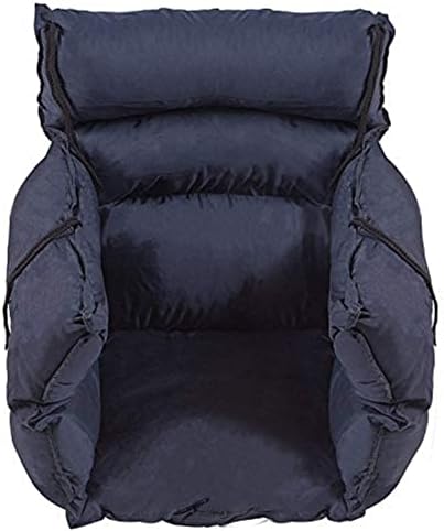 DMI Comfort Wheelchair Cushion & Pad, Wheelchair Seat Cushion, Recliner Cushion & Pillow, Foam, Cushion For Wheelchair Seat, 16 x 22 Inches, Navy