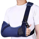 Willcom Arm Sling for Shoulder Injury with Waist Strap - Immobilizer Brace Support for Sleeping, Rotator Cuff Surgery (Comfort Version, Right, Small, 20-30.5 inch)