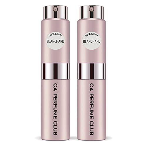 CA Perfume Club Impression of Byrd Blanchard For Women Replica Version Fragrance Dupes Concentrated Long Lasting Eau de Parfum Spray Refillable Atomizer Bottle 0.27 Fl Oz-X2