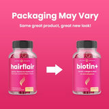 Hair Skin & Nails Gummies | Biotin with Collagen & Keratin | 5000mcg Biotin Beauty Complex | Vitamin Supplement | Berry | 120 Count for Women & Men | Healthy Hair, Radiant Skin & Strong Nails