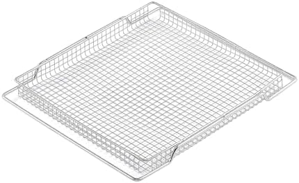 BOV900 Air Fryer Basket Replacement Parts for Breville Smart Oven Air Fryer Pro BOV900BSS Mesh Basket BOV950 BOV950BSS Air Fryer Rack 304 Stainless Steel Oven Rack SP0016259 Air Fry Rack 1 Pcs