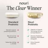 Nouri Menopause Health Probiotic, Menopause Relief for Women - Resveratrol Capsules for Menopausal Hormonal Balance, Estrogen Metabolism, Reduction of Hot Flashes, Take Daily - 30 Day Supply