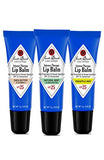 Jack Black Intense Therapy Lip Balm Trio, 0.25-Oz., Pack of 3 – Natural Mint, Shea Butter & Pineapple Mint - SPF 25 Sun Protection, Lip Moisturizer, Hydrating Lip Balm with SPF, Long Lasting Treatment