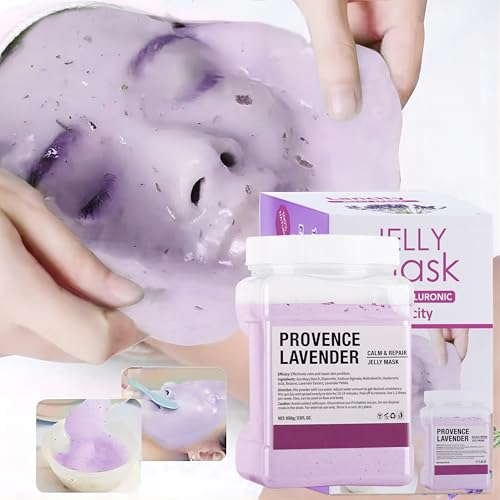 Jelly Mask Powder for Facial Professional Natural Gel Powder hydrojelly Mask Peel Off Face Masks SkinCare, Moisturizing & Hydrating 23 Fl Oz (Hyaluronic Acid) (Lavender)