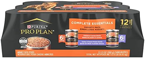 Purina Pro Plan Savor Grain Free Two Flavors Variety Pack Wet Dog Food, Case of 13 OZ Cans