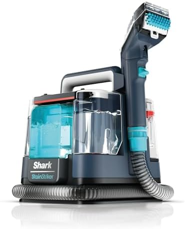 Shark PX200 StainStriker Portable Carpet & Upholstery Cleaner, Spot, Stain, & Odor Eliminator, Perfect for Pets, Carpet, Area Rugs, Couches, Upholstery, Cars & More, Navy (Renewed)