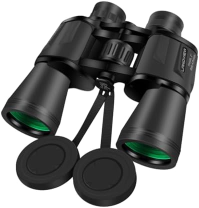 20x50 High Powered Binoculars for Adults, Waterproof Hunting Binoculars with Low Light Vision, Binoculars for Bird Watching, Hunting, Traveling, Sightseeing (Black)