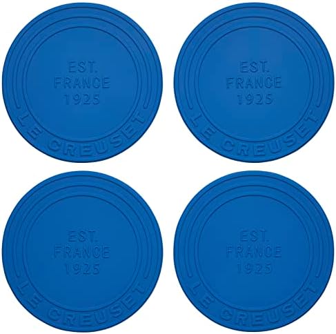 Le Creuset Silicone Coasters (est. 1925), Set of 4, Marseille