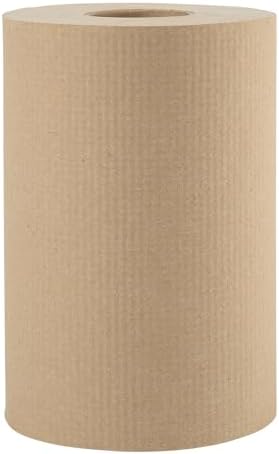 Boardwalk B6252 8 in. x 350 ft. 1-Ply Hardwound Paper Towels - Natural (12/Carton)