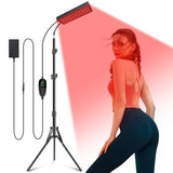 Infrared Red Light Therapy Lamp: Heating Pad Pain Relief for Body 75 LEDs Red Light Therapy Device with Stand Infrared Light Therapy for Face Back Knee Leg Neck Shoulder Heat Pads Wrap Muscle Machine