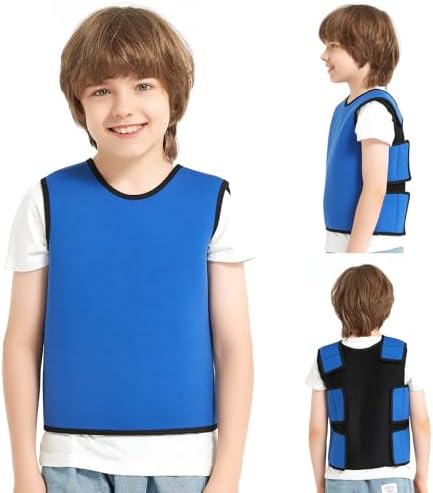 Sensory Compression Vest for Kids,Deep Pressure Vest for Autism, Hyperactivity, Mood Processing Disorders