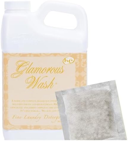 Tyler ilh Glam Wash Laundry Detergent, Diva, Liquid, 32 Fl Oz HE Safe w/Dryer Sachet Pouch !!