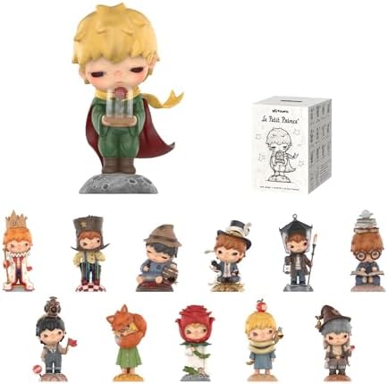 POP MART Hirono×Le Petit Prince Series Figures, Blind Box Figures, Random Design Action Figures Collectible Toys Home Decorations, Holiday Birthday Gifts, Single Box